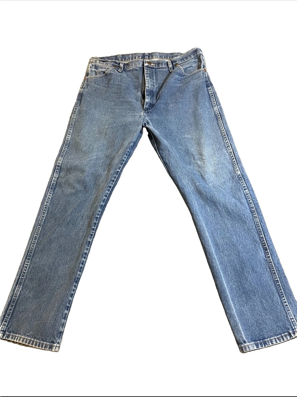 Vintage Wrangler Jeans Men's 40x34 Blue Cowboy Cut 13MWZ Western Y2K Rodeo Ranch